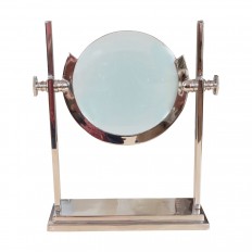 Nickel plated table top magnifier 